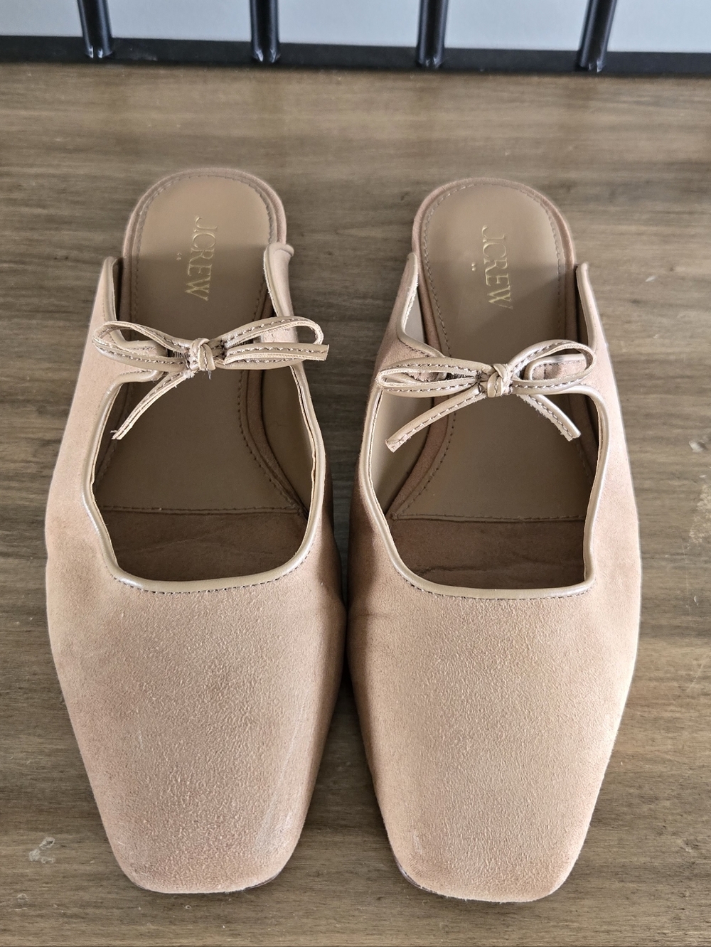 J. Crew Factory Women's Bow slip-on mules - Picture 5 of 9